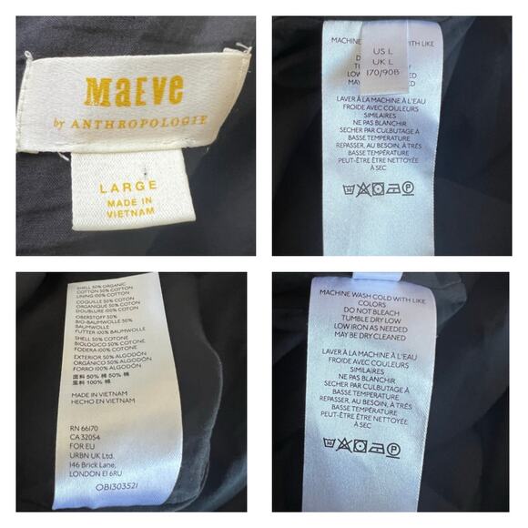 Maeve Chrysanthemum Floral Animal Print Wide Leg Jumpsuit Size L - Picture 15 of 16